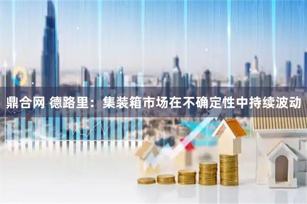 鼎合网 德路里：集装箱市场在不确定性中持续波动