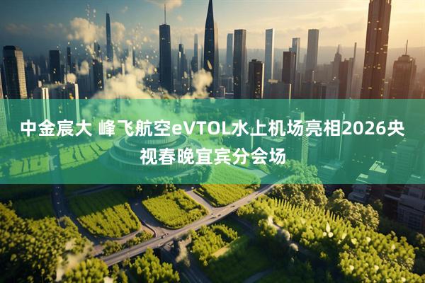 中金宸大 峰飞航空eVTOL水上机场亮相2026央视春晚宜宾分会场